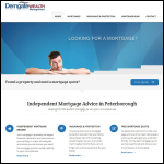 Screen shot of the Peterborough Mortgage Advice website.