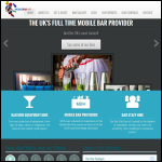 Screen shot of the Mobile Bar Hire Ltd website.