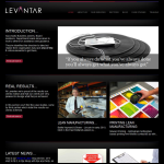 Screen shot of the Levantar - Smarter Business Through Process Improvement website.