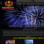 Screen shot of the Nemisis Fireworks Ltd website.