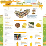 Screen shot of the Golden Honey Ltd website.