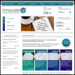 Screen shot of the Innovate Ip Ltd website.