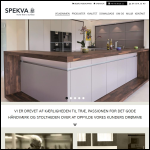 Screen shot of the Spekva UK website.