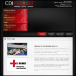 Screen shot of the C D I Electrical website.