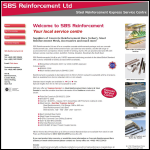 Screen shot of the SBS Reinforcement Ltd website.