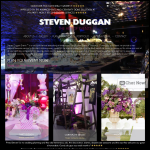 Screen shot of the Steven Duggan Events - Party Planners London website.