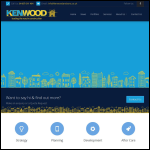 Screen shot of the Ken Wood & Sons (Construction) Ltd website.