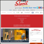 Screen shot of the Kbs Signs & Design Ltd website.