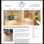 Screen shot of the Northumberland Floor Sanding website.