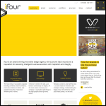 Screen shot of the iFour Solutions Ltd website.