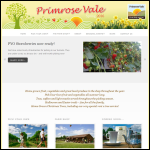 Screen shot of the Primrose Vale Farm Shop website.