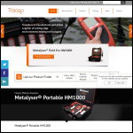 Screen shot of the Trace2o Ltd website.