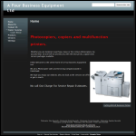 Screen shot of the A-four Business Equipment Ltd website.