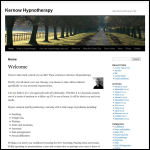 Screen shot of the Kernow Hypnotherapy website.
