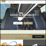 Screen shot of the Minibus Hire Luton website.
