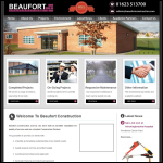 Screen shot of the Beaufort Construction (S in A) Ltd website.