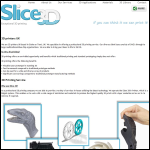 Screen shot of the Slice3D website.