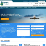 Screen shot of the Atlantic International Movers Ltd website.