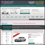 Screen shot of the Insight Vehicle Management Ltd website.