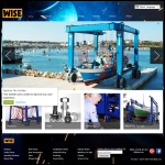 Screen shot of the Wise Handling Ltd website.