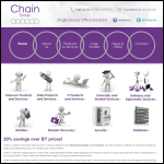 Screen shot of the Chain Telecom website.