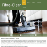 Screen shot of the Fibre-Clean website.