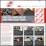 Screen shot of the Barrett Precision Tubes Ltd website.