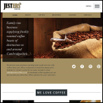 Screen shot of the Jesters Coffee Roasters website.