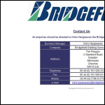 Screen shot of the Bridgefield Building Services website.