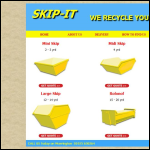 Screen shot of the Skip It website.