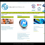 Screen shot of the Will Guy Electrical Ltd website.