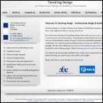 Screen shot of the Tendring Design website.
