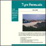 Screen shot of the Tyre Renewals Ltd website.