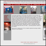 Screen shot of the Positive Metering Systems International Ltd website.