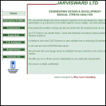 Screen shot of the Jarvisward Ltd website.