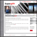 Screen shot of the Supasplit Ltd website.