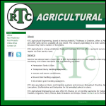 Screen shot of the R T C Agricultural Ltd website.