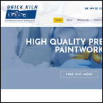 Screen shot of the Brick Kiln Group website.