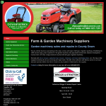 Screen shot of the Downpatrick Farm & Garden Supplies Ltd website.