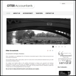 Screen shot of the Otter Accountants website.