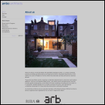 Screen shot of the Ambo Architects website.