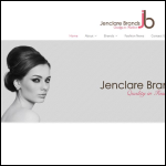 Screen shot of the Jenclare Brands website.