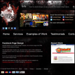 Screen shot of the Skyweb Studios website.