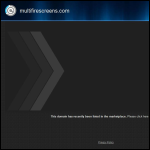 Screen shot of the Multi Firescreens Systems Ltd website.