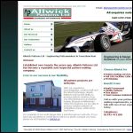 Screen shot of the Allwick Patterns website.