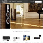 Screen shot of the AUDIBLE FIDELITY – Unique Destination for Home Cinema Systems website.
