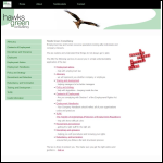 Screen shot of the Hawks Green Consultancy Ltd website.