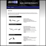 Screen shot of the Jbh Mechanical Handling Services Ltd website.