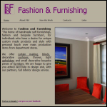 Screen shot of the Fashion & Furnishing website.