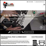Screen shot of the Ink & Stitch website.